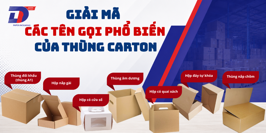 Giải Mã Các Tên Gọi Phổ Biến Của Thùng Carton