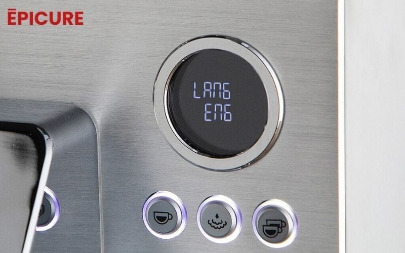 Giao diện điều khiển của máy pha cà phê SMEG