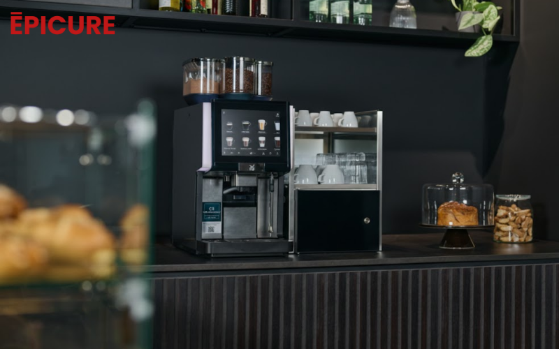 WMF 5000S+ dùng hệ thống chiết suất bằng thép không gỉ