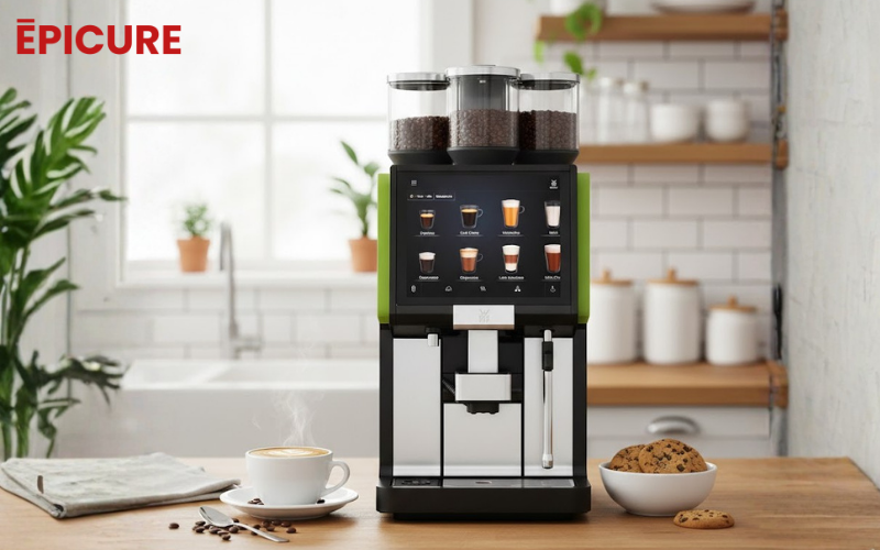 5000S+ dùng cảm biến giám sát nhiệt độ và lượng nước hiện đại