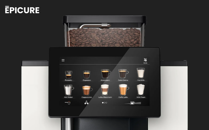 WMF 950s dùng màn hình cảm ứng 7 inch