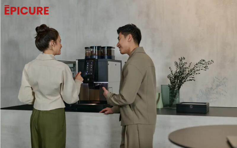 Thiết kế của WMF 1300 S thuận tiện vệ sinh