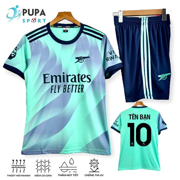 In tên và số áo Arsenal chỉ từ 1 bộ tại PUPA SPORT, thoải mái thể hiện cá tính trên sân cỏ