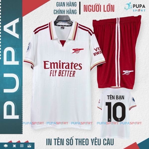 Áo Arsenal vải thoáng mát, form chuẩn, mặc đẹp cả khi đá bóng lẫn đi chơi và mua dễ dàng