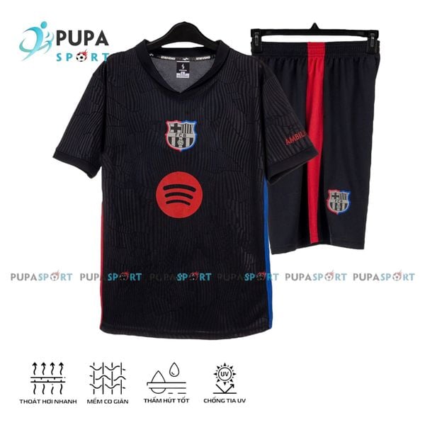 Quần áo Barca đồng bộ, in lẻ từ 1 bộ, không cần cọc chỉ có tại PUTA SPORT