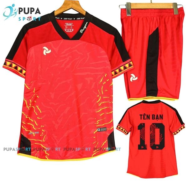 Đồng phục bóng đá đồng bộ, chuyên nghiệp bắt đầu từ áo không logo PUTA SPORT