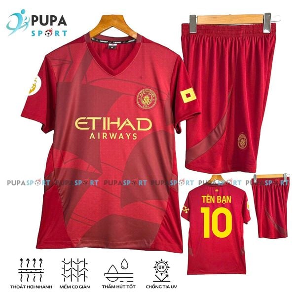 Chỉ cần 1 bộ áo MC City bạn cũng đặt được ngay tại PUTA SPORT, không cần cọc, nhận hàng nhanh, chuẩn form thể thao