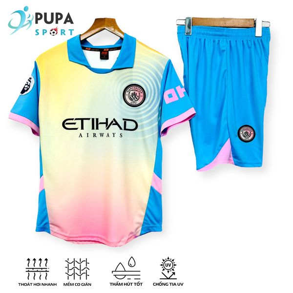 Đặt áo Manchester City cho cả đội giá tiết kiệm, giao hàng tận nơi
