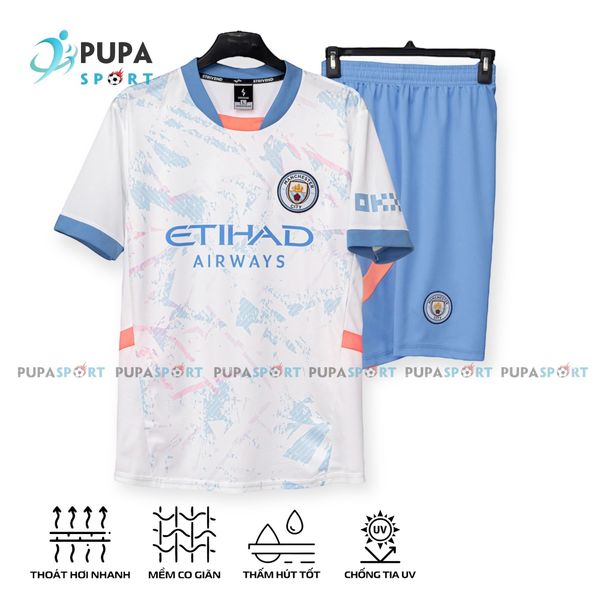 Fan Manchester City không thể bỏ lỡ áo đấu đẹp, bền màu, chuẩn thiết kế