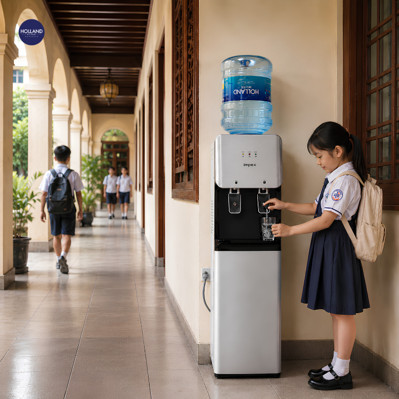 Giao nước tận nơi cho trường học an toàn, ổn định
