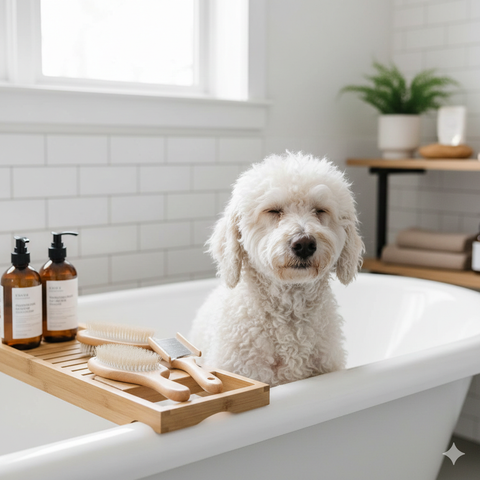 10 Bước Tắm Poodle Tại Nhà Chuẩn Spa, Lông Mềm Mượt