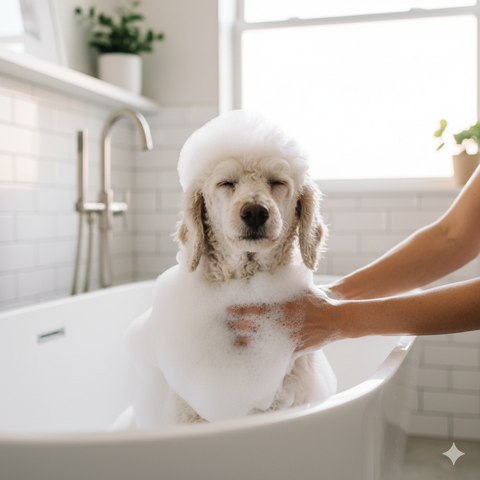 Hướng Dẫn Tắm Poodle Tại Nhà Giúp Lông Thơm Mượt Và Da Khỏe Mạnh