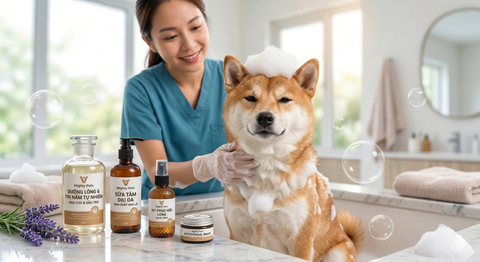 Xử lý nấm vảy gàu ở chó hiệu quả và an toàn ngay tại nhà