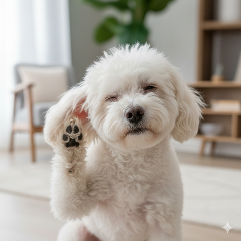 Giải pháp cải thiện tình trạng ngứa da ở chó Poodle tại nhà