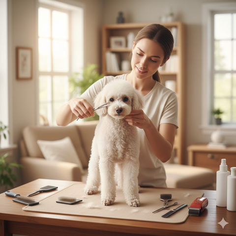 Bí quyết chăm sóc Poodle đúng kỹ thuật giúp lông mượt khỏe