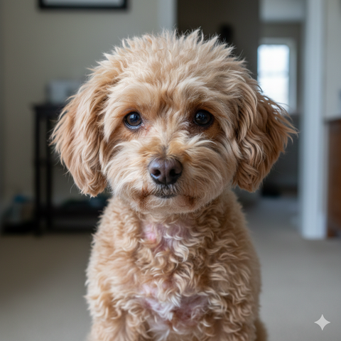Cải thiện tình trạng Poodle rụng lông bất thường và từng mảng