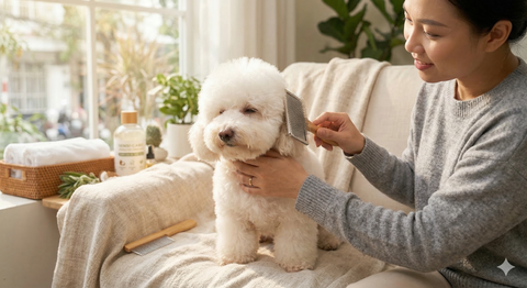 Dưỡng Lông Poodle Mềm Mượt Và Giảm Xơ Rối Tại Nhà
