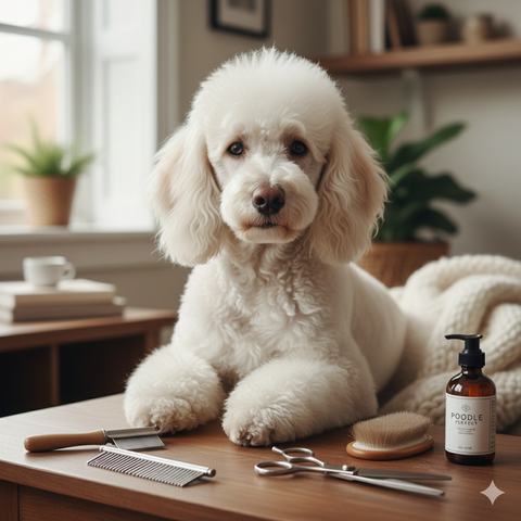 Bí quyết chăm sóc lông Poodle mềm mượt và khỏe mạnh tại nhà