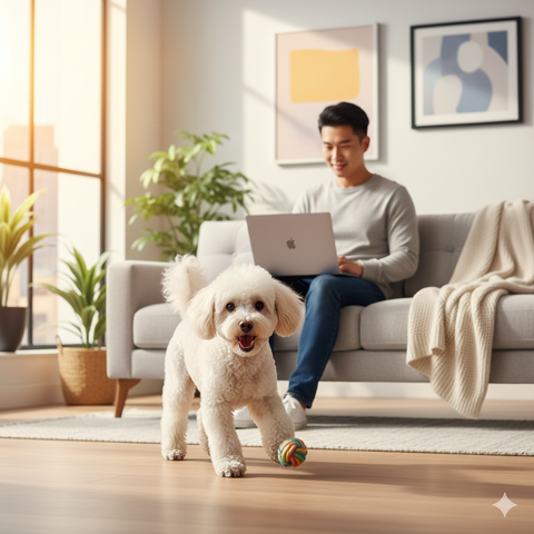 Chăm sóc Poodle hiệu quả cho người có lịch trình bận rộn