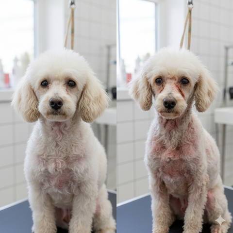 Nhận biết bệnh ngoài da ở chó Poodle và giải pháp điều trị hiệu quả