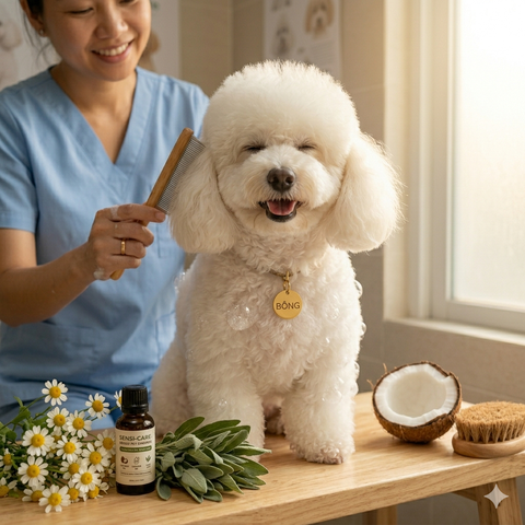 Bí quyết làm lông Poodle xoăn và dày hơn tại nhà cực đơn giản