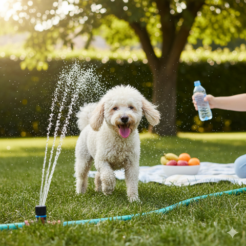 Chăm sóc Poodle mùa hè đúng cách giúp phòng tránh sốc nhiệt hiệu quả