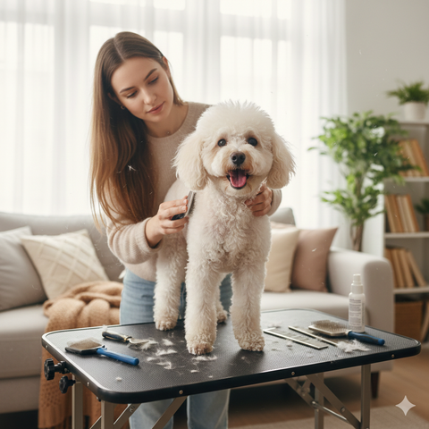 Kỹ thuật chăm sóc Poodle tại nhà giúp lông mượt và khỏe mạnh