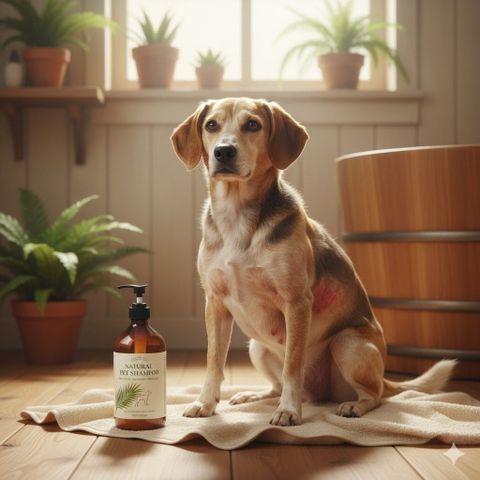 Chó bị ghẻ lở loét: Giải pháp an toàn với sữa tắm thiên nhiên BeamPaws