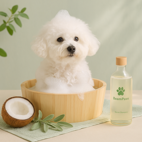 7 Lưu Ý Giúp Lông Chó Trắng Sáng Bóng | Sữa Tắm Serum BeamPaws