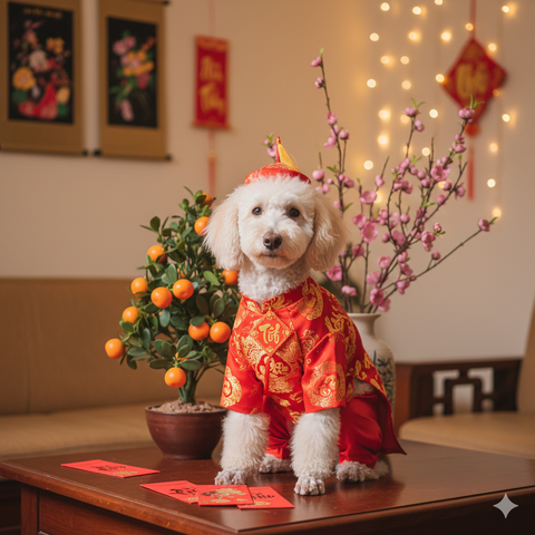 Đồ Tết Cho Chó Poodle: Hướng Dẫn Chọn Trang Phục Và Chăm Sóc An Toàn