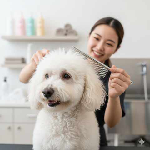 Bí quyết chọn lược chải lông Poodle giúp lông mượt, hết rối