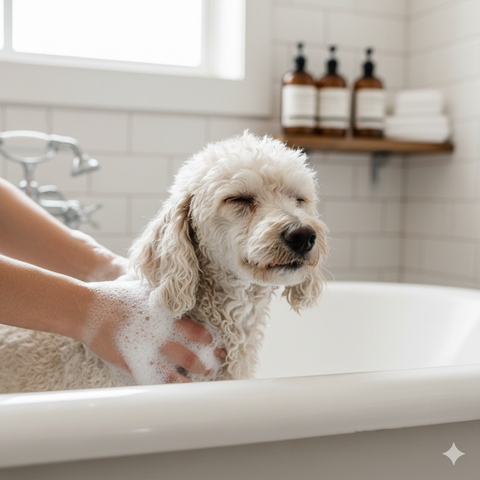 Tần suất tắm cho Poodle định kỳ giúp da lông khỏe mạnh
