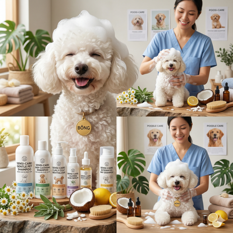 Sữa Tắm Cho Chó Poodle Mềm Mượt: Bí Quyết Chăm Sóc Lông Chuẩn Spa