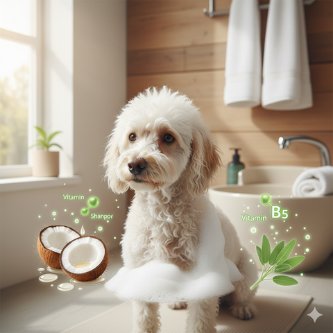Bí Quyết Chọn Sữa Tắm Cho Chó Poodle Lông Trắng Chống Ố Vàng