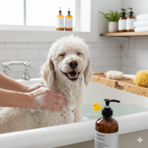 Sữa tắm thiên nhiên cho Poodle có làn da nhạy cảm