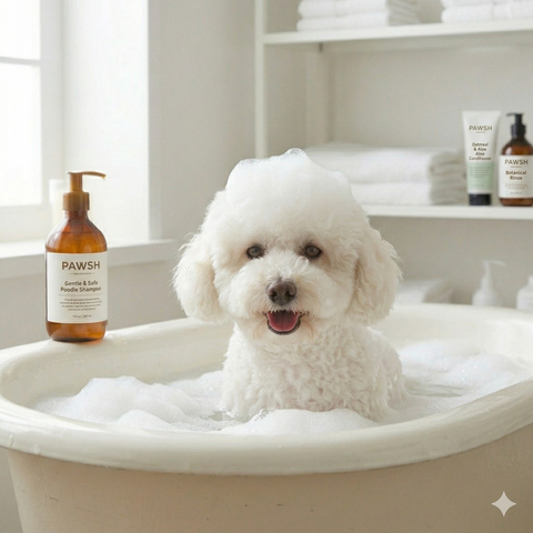 Poodle Bị Hôi Dùng Sữa Tắm Serum Thiên Nhiên Khử Mùi Triệt Để
