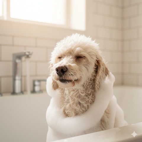 Bí quyết tắm Poodle tại nhà cho bộ lông sạch khuẩn mềm mượt