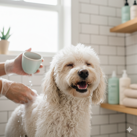 Bí quyết tắm và chăm sóc lông Poodle tại nhà bồng bềnh chuẩn spa