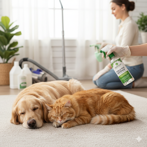 Giải pháp toàn diện: Thuốc xịt bọ chét cho nhà cửa và thú cưng