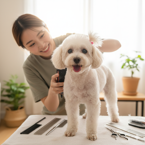 Tông đơ Poodle: Chăm sóc lông xoăn bồng bềnh tại gia