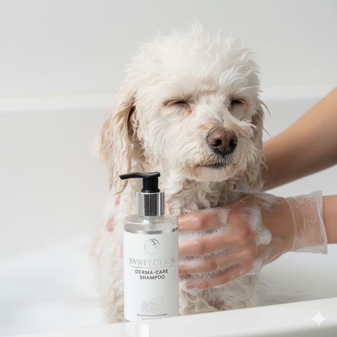 Sữa tắm cho chó Poodle giúp dưỡng lông chuyên sâu và bảo vệ da