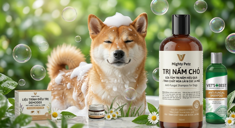 Sữa Tắm Đặc Trị Nấm Da Cho Chó Giúp Phục Hồi Da Lông Khỏe Mạnh