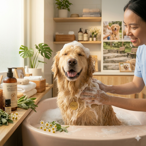 Sữa Tắm Thảo Mộc Cho Chó Giảm Rụng Lông & Bí Quyết Chăm Sóc