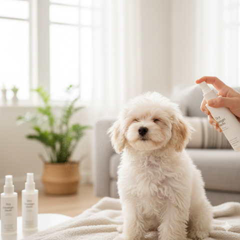 Sữa tắm khô cho chó mèo sạch khuẩn và khử mùi không cần nước