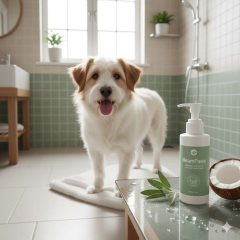 Bí Quyết Chống Ve Chó Tự Nhiên: Dầu Dừa, B5 An Toàn BeamPaws