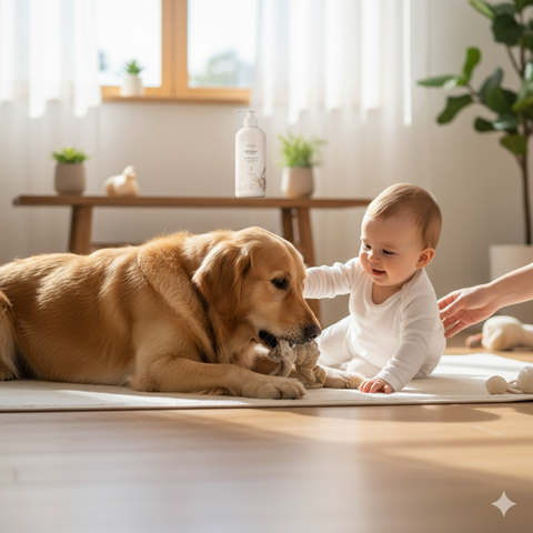 Ve chó lây sang người ở trẻ em: Lựa chọn sữa tắm thiên nhiên an toàn