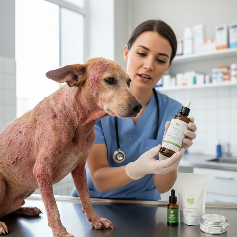 Cách điều trị ghẻ và viêm da ở chó hiệu quả tận gốc