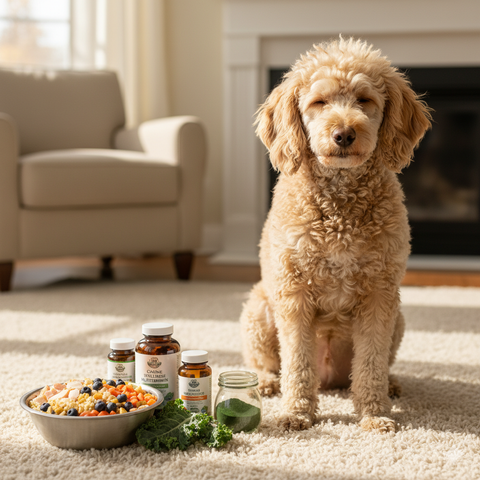 Tại Sao Poodle Cần Vitamin Tổng Hợp Cho Poodle Mọc Lông Nhanh Sau Cạo?