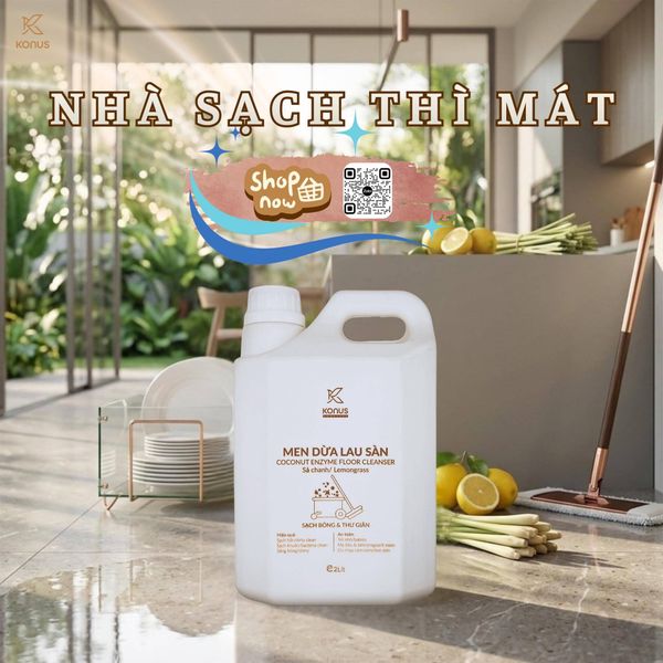 NHÀ SẠCH THÌ MÁT – MÁT TỪNG BƯỚC CHÂN, AN TÂM CHO BÉ
