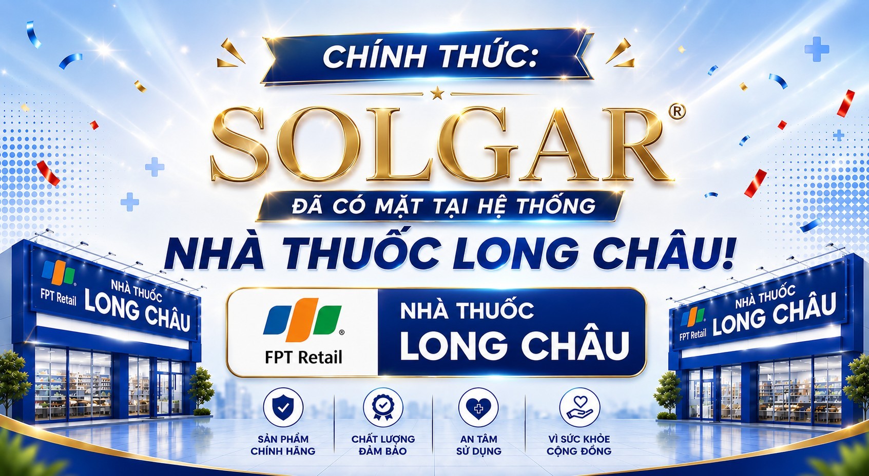 Solgar Chính Thức Có Mặt Tại Nhà Thuốc Long Châu